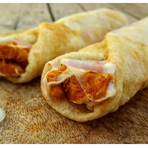 chicken shapata roll karachi paratha roll